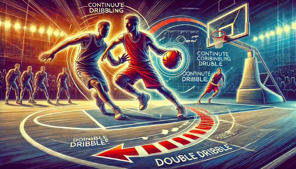 regle dribble au basket-ball